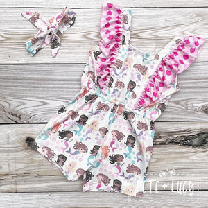 Magical Mermaid Romper, 7/8