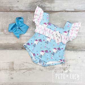 Party In Paris Romper, 0-3M & 6-9M