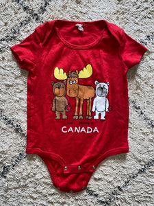 Canada Onesie, 12-18M