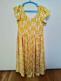 NWT DotDot Smile Gold Classic Floral Empire Dress, 7