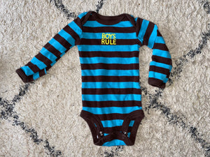 'Boys Rule' Onesie, NB