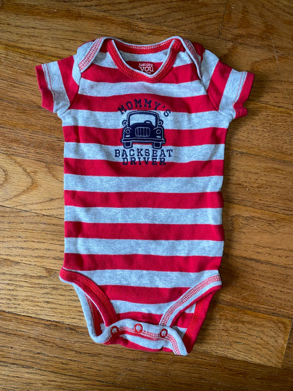 'Mommy's Backseat Driver' Onesie, 3M