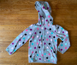 Fleece Polka Dot Sweatshirt, 5T