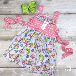 Toucan Do It Dress, 6-12M