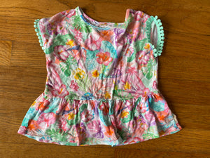 Floral Tee, 2T