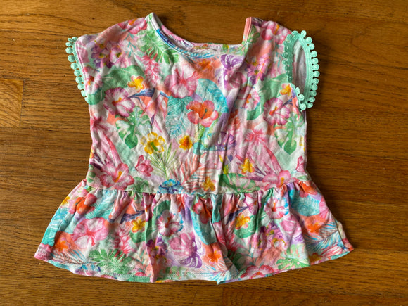 Floral Tee, 2T