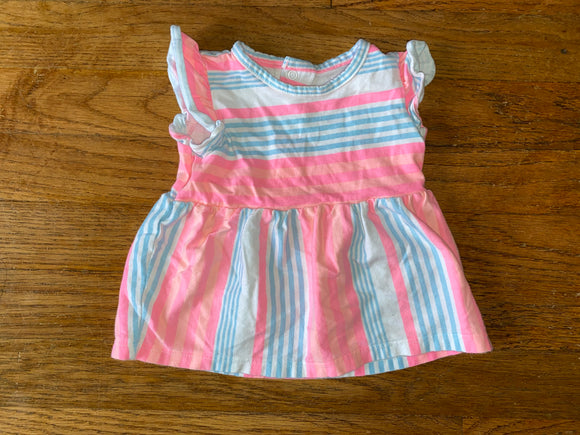 Bright Colored Print Tee/Dress, 9M