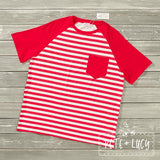 Striped Short Sleeve, 12-18M