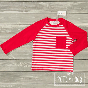 Striped Long Sleeve, 6-12M