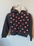 Heart Print Sweatshirt, 3T