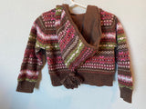 Knitted Zip Up Sweater, 3T