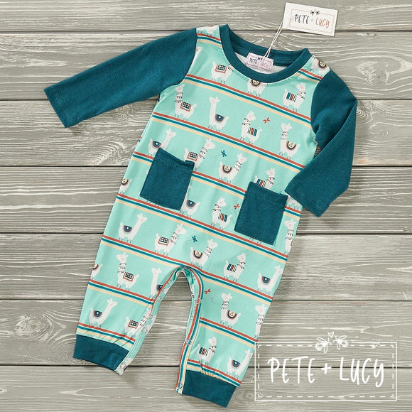 Llama Romper, 3-6M & 12-18M