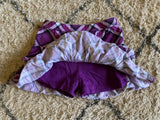 Purple Plaid Skort, 6 LG