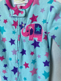 Fleece Elephant, Star Print Sleeper, 18M