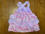 Purple/Pink Floral Top, 3T