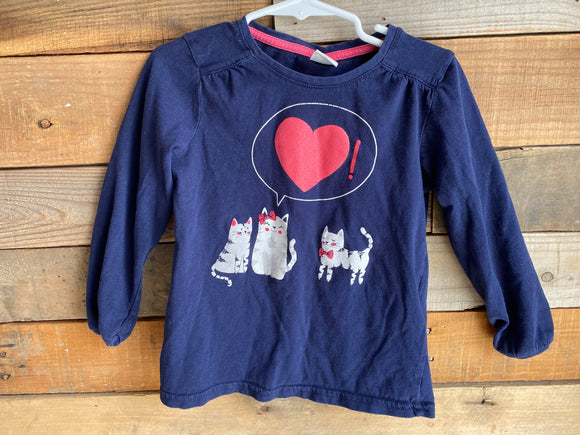 Cat Long Sleeve, 5-6Yrs