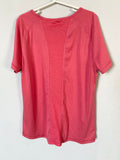 Pinkish/Orange Athletic Tee, XL(14-16)