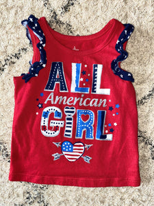 'All American Girl' Tank, 2T