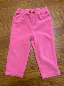 Pink Fleece Sweat Pants, 24M