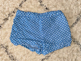 White Polka Dot Shorts, 12M