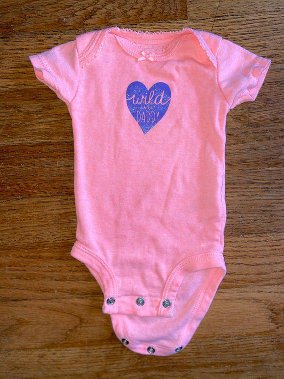 'Wild About Daddy' Onesie, NB