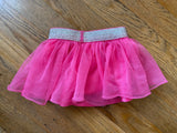 Pink Tulle Skirt, 0-3M