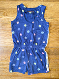 Blue, Polka Dot Romper, 4T