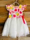 Fruit Galore Tulle Dress, 2T