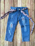 New Leopard Denim Set, XS(12-18M)