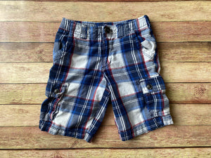 Red/White/Blue Plaid Shorts, 6