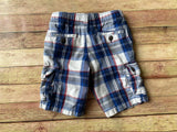 Red/White/Blue Plaid Shorts, 6