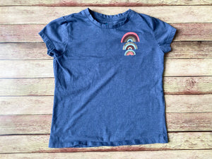 Rainbow Tee, M(10-12)