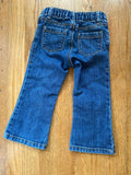 Girls Boot Cut Denim Jeans, 2T