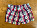 Pink Plaid Shorts, 3T