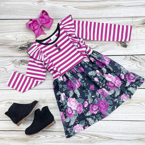 Midnight Rose Dress, 12-18M