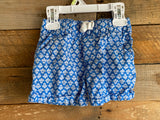 Blue/White Shorts, 2T