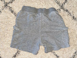 Grey Cotton Shorts, 4T