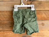 Olive Green Shorts, 12-18M