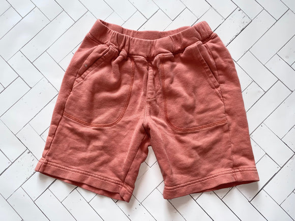 Salmon Cotton Shorts, 3-4