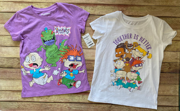 NWT Rugrats Tees Set of 2, M (7/8)