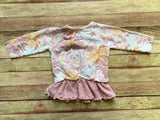 Burt's Bees Floral Long Sleeve, 6-9M