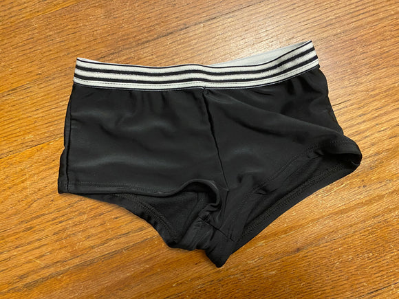 Black Dance Shorts, XS(4-5)