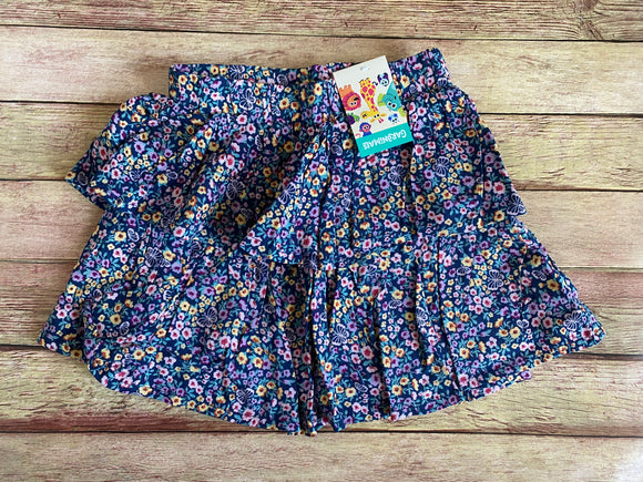 NWT Navy Floral Skirt, 3T