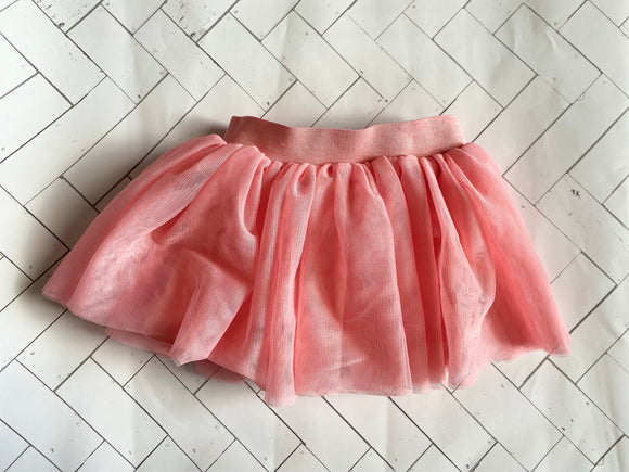 Pink Tulle Skirt, 6-9M