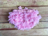 Pink Ruffle Bloomers, 6-9M