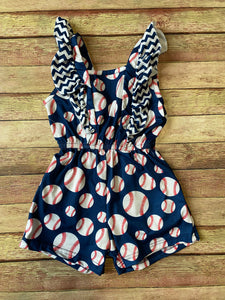 P+L Baseball Romper, 4T