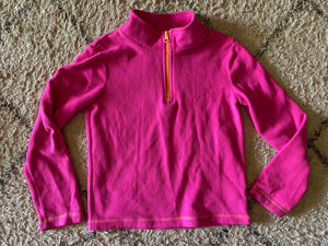 Pink Fleece Pullover, L(10-12)