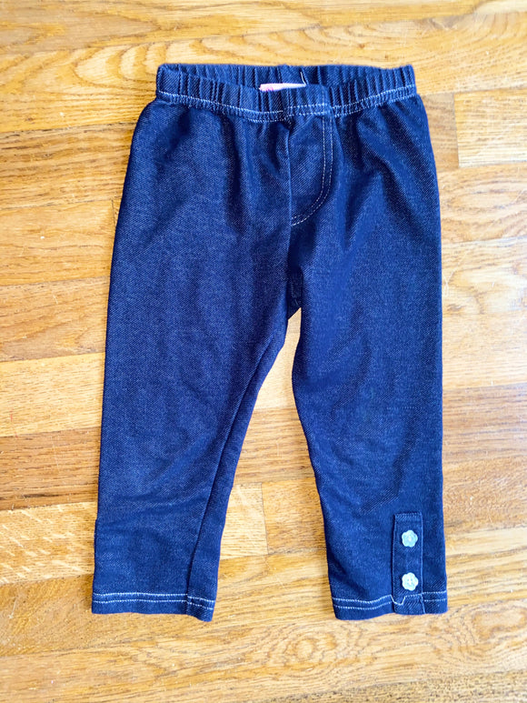 Capri Denim Colored Leggings, 5