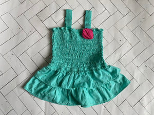 Elastic Bodice Mint Top, 3T