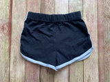 Black Cotton Shorts, 5T